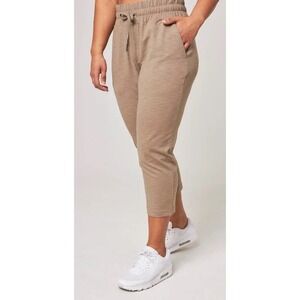 Mondetta Womens Space Dye Capri Jogger, XL